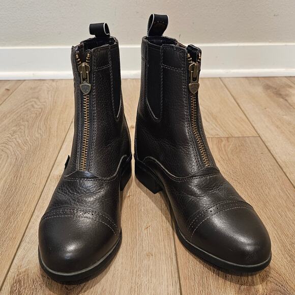 Heritage Breeze Brown Zip Paddock Boot Size 7.5 - Picture 2 of 9